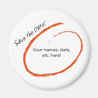 De datum kalendermagneet opslaan magneet