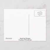 De datum-kikker opslaan aankondigingskaart (Achterkant)