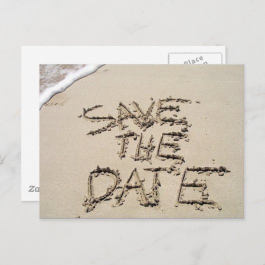 De datum na de kaart opslaan (Voorkant / Achterkant)