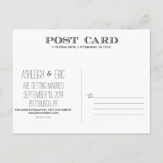 De datum na Kaart opslaan (Achterkant)