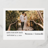 De datum na Kaart opslaan (Voorkant)