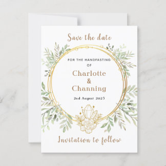 De datum na Kaart opslaan | Handfasting | Weddensc