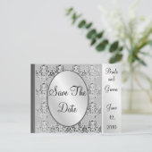 De datum opslaan Aangepaste Briefkaarten (Staand voorkant)