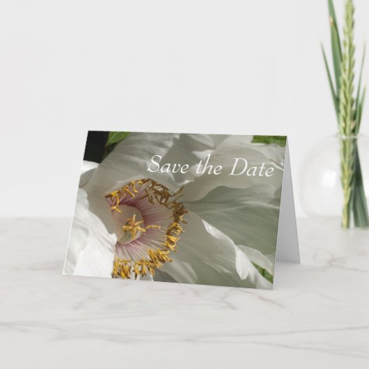 De datum opslaan aankondiging (Voorkant)