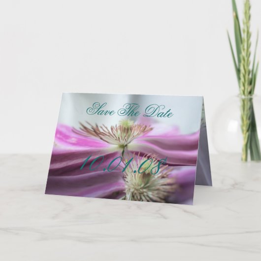 De datum opslaan aankondiging (Voorkant)