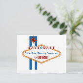 De datum opslaan aankondigingskaart (Staand voorkant)