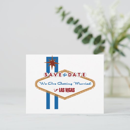 De datum opslaan aankondigingskaart (Staand voorkant)