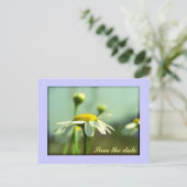 De datum opslaan aankondigingskaart (Staand voorkant)