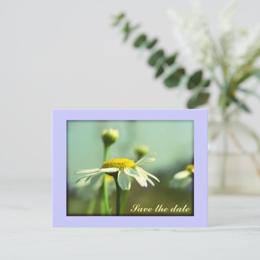 De datum opslaan aankondigingskaart (Staand voorkant)