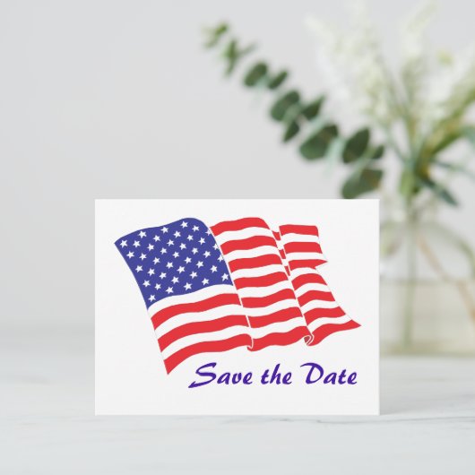 De datum opslaan aankondigingskaart (Staand voorkant)