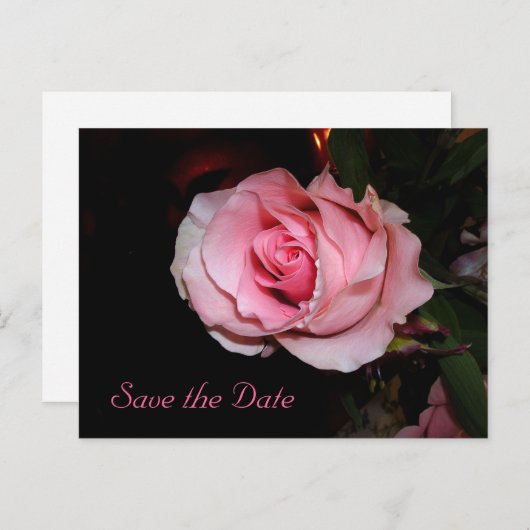 De datum opslaan aankondigingskaart (Voorkant / Achterkant)