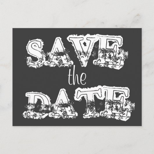 De datum opslaan aankondigingskaart (Voorkant)