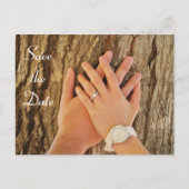 De datum opslaan aankondigingskaart (Voorkant)