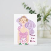 De datum opslaan aankondigingskaart (Staand voorkant)