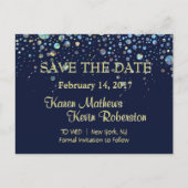 De datum opslaan aankondigingskaart (Voorkant)