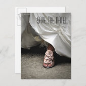 De datum opslaan aankondigingskaart (Voorkant / Achterkant)