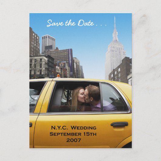 De datum opslaan aankondigingskaart (Voorkant)