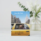 De datum opslaan aankondigingskaart (Staand voorkant)