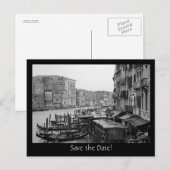 De datum opslaan aankondigingskaart (Voorkant / Achterkant)