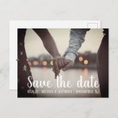 De datum opslaan aankondigingskaart (Voorkant / Achterkant)