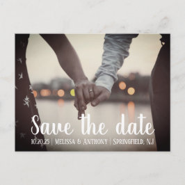 De datum opslaan aankondigingskaart