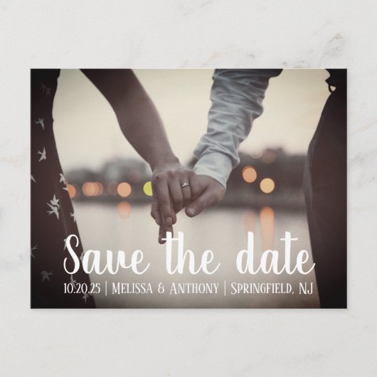 De datum opslaan aankondigingskaart (Voorkant)