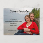 De datum opslaan aankondigingskaart (Voorkant)