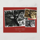 De datum opslaan aankondigingskaart (Voorkant)