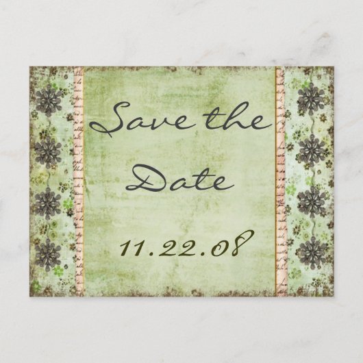  De datum opslaan Aankondigingskaart (Voorkant)