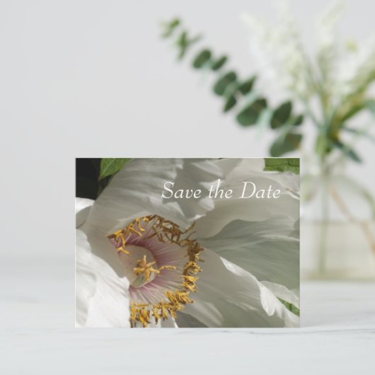 De datum opslaan aankondigingskaart (Staand voorkant)