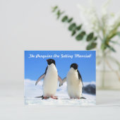 De datum opslaan aankondigingskaart (Staand voorkant)