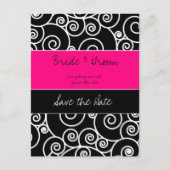 De datum opslaan aankondigingskaart (Voorkant)