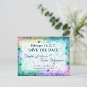 De datum opslaan aankondigingskaart (Staand voorkant)