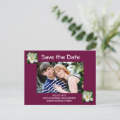 De datum opslaan aankondigingskaart (Staand voorkant)