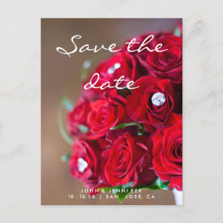 De datum opslaan aankondigingskaart