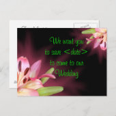 De datum opslaan - aanpassen aankondigingskaart (Voorkant / Achterkant)