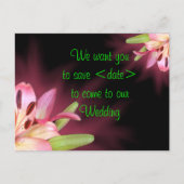 De datum opslaan - aanpassen aankondigingskaart (Voorkant)