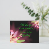 De datum opslaan - aanpassen aankondigingskaart (Staand voorkant)