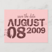 De datum opslaan - Aanpassen Aankondigingskaart (Voorkant)