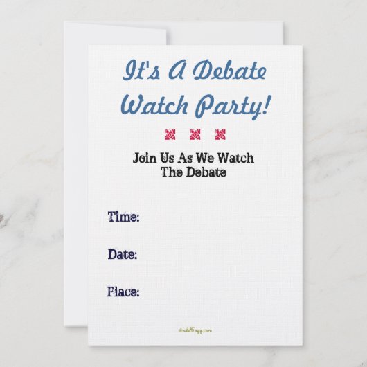 De datum opslaan Bekijk de uitnodiging van de deba (Achterkant)