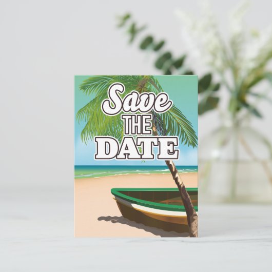 De datum opslaan briefkaart (Staand voorkant)