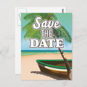 De datum opslaan briefkaart (Voorkant / Achterkant)