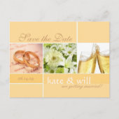 De datum opslaan - Briefkaart (Voorkant)