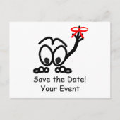 De datum opslaan briefkaart (Voorkant)