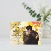 De datum opslaan Briefkaart (Staand voorkant)