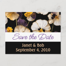  De datum opslaan briefkaart roze