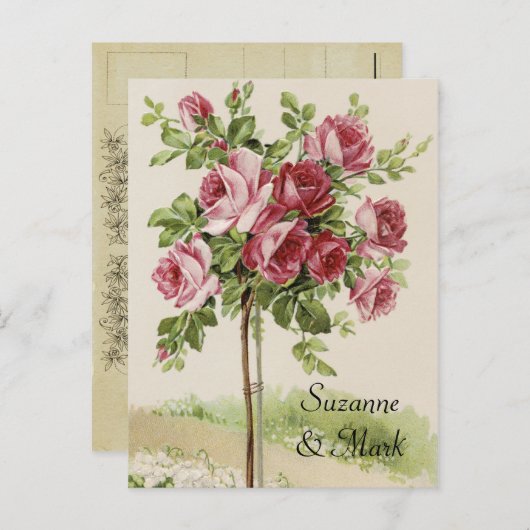 De datum opslaan Briefkaarten (Voorkant / Achterkant)