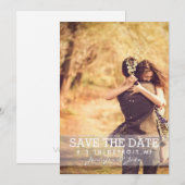 De datum opslaan - De datum opslaan II Save The Date (Voorkant / Achterkant)