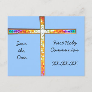 De datum opslaan - Eerste Heilige Communie (jongen Save The Date