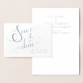 De datum opslaan folie kaarten (Display)